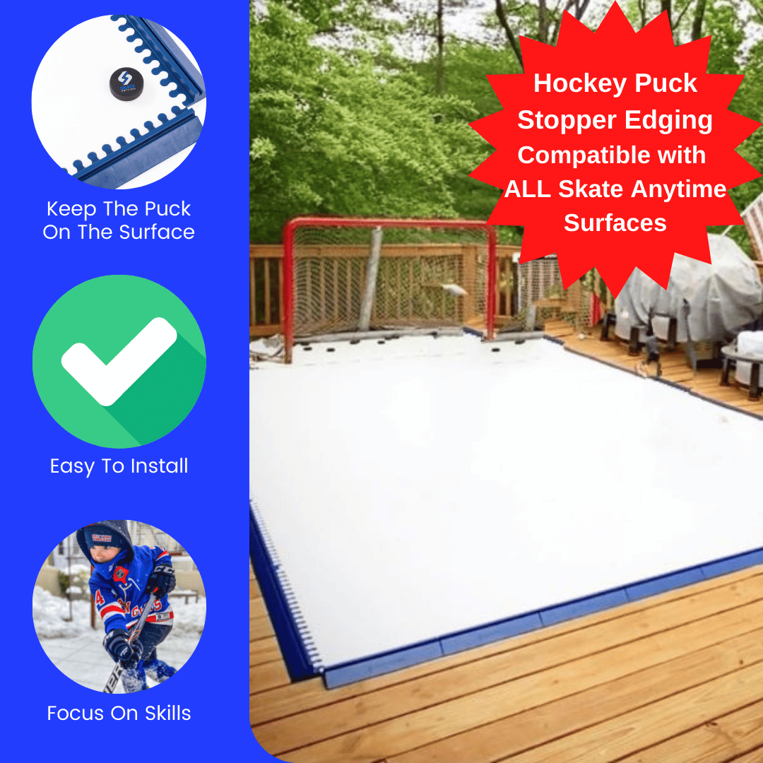 Puck Stopper Add On For 60 Panel Premier Synthetic Ice Rink Skate Anytime